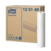 TORK 125149 C1 UNIVERSAL COUCH ROLL W490MM X L502M WHITE CTN 8