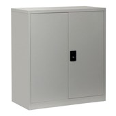 FIRSTLINE CUPBOARD W916 X D457 X H1016MM SILVERGREY