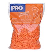 PROCHOICE PROBULLET EARPLUGS DISPOSABLE EPDS500R CLASS 5 UNCORDED PAIR ORANGE BAG 500