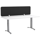 BOYD ACOUSTIC DESK SCREEN L1500 X H400MM BLACK