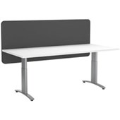 BOYD ACOUSTIC MODESTY PANEL DESK SCREEN L1500 X H600MM DARK GREY