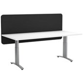 BOYD ACOUSTIC MODESTY PANEL DESK SCREEN L1800 X H600MM BLACK