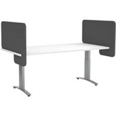 BOYD ACOUSTIC DESK DIVIDER L800 X H540MM DARK GREY