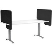 BOYD ACOUSTIC DESK DIVIDER L800 X H540MM BLACK
