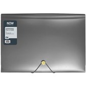 FM EXPANDING FILE A4 7 POCKET GUNMETAL BLACK