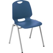 EDEN SPARK 4 LEG CHAIR STACKABLE NAVY
