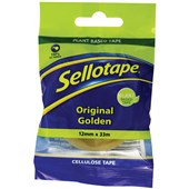 SELLOTAPE CELLULOSE TAPE PREMIUM 1100 W12MM X L33M CLEAR