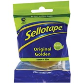 SELLOTAPE CELLULOSE TAPE PREMIUM 1100 W18MM X L33M CLEAR