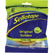 SELLOTAPE CELLULOSE TAPE 1105 W18MM X L66M CLEAR