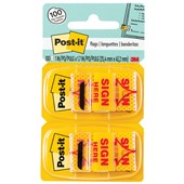 POSTIT 680SH2 SIGN HERE FLAGS YELLOW TWIN PACK 100