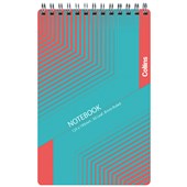 COLLINS NOTEBOOK NO22 8MM RULED W125 X L195MM ASSORTED DESIGNS 50 LEAF