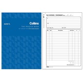 COLLINS TAX INVOICE BOOK 50 TL TRIPLICATE NO CARBON REQUIRED A5 50 LEAF