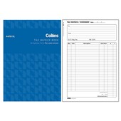 COLLINS TAX INVOICE BOOK 50 DL DUPLICATE NO CARBON REQUIRED A4 50 LEAF