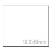 SAITO PRICING GUN LABEL 1616D PERMANENT 162 X 18MM WHITE ROLL 1500
