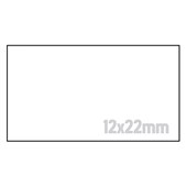 SAITO PRICING GUN LABEL 11D REMOVABLE 12 X 22MM WHITE ROLL 1000