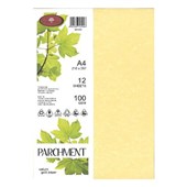 PARCHMENT PAPER A4 100GSM SATURN GOLD PACK 12