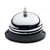COUNTER BELL ROUND CHROMEBLACK