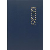 COLLINS DIARY POCKET A71 W74 X L105MM NAVY DAY PER PAGE EVEN YEAR