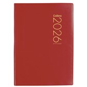 COLLINS DIARY POCKET A73P RED WEEK TO VIEW PVC EVEN YEAR