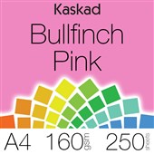 KASKAD COLOURED PAPER A4 160GSM BULLFINCH PINK PACK 250