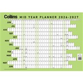 COLLINS MID YEAR WALLPLANNER LARGE 700X990MM 20262027