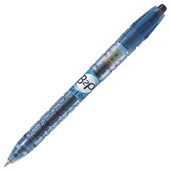 PILOT BEGREEN BOTTLETOPEN RETRACTABLE GEL INK PEN 07MM BLACK