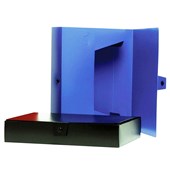 MARBIG BOX FILE BUTTON CLOSURE 60MM A4 BLUE